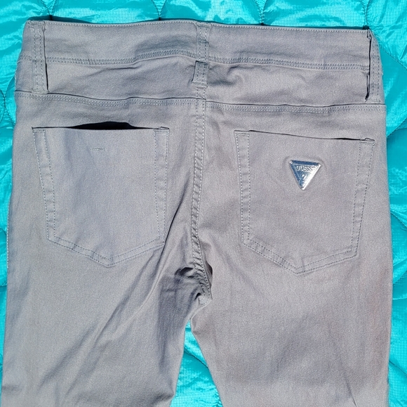 Guess Super Stretchy Silver Jeggings - Picture 5 of 5